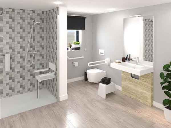 Réalisation douche senior PMR 2
